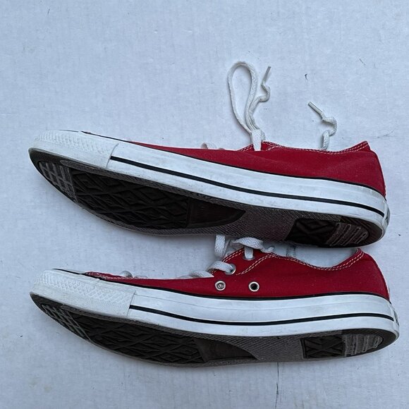 Converse All Star Chuck Taylor Shoes Ox Canvas Low Top Red Shoes Mens 11 - Picture 8 of 10